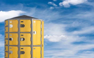 Circular Plastic Lockers