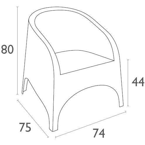 Aruba Tub Chair - No Cushion