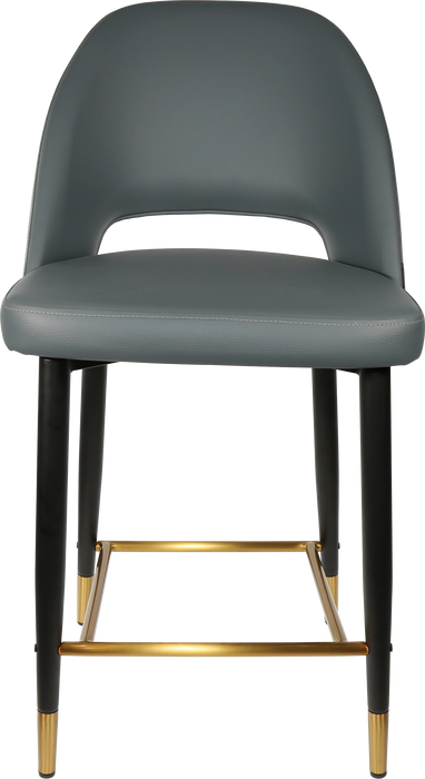 Durafurn Semifreddo Counter Stool - Black Metal 650h Legs