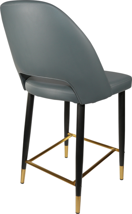 Durafurn Semifreddo Counter Stool - Black Metal 650h Legs