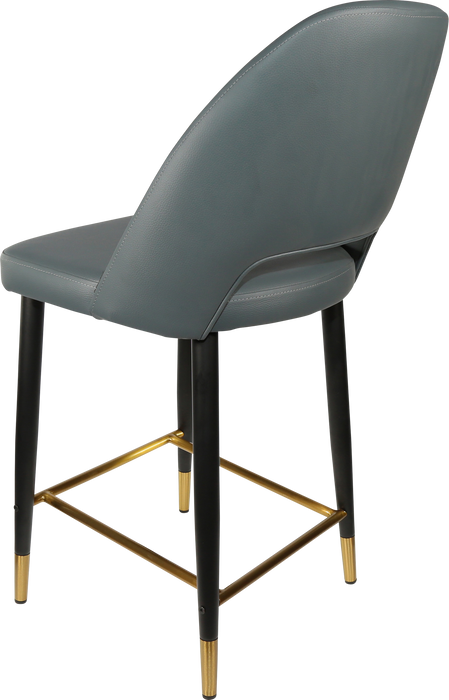 Durafurn Semifreddo Counter Stool - Black Metal 650h Legs