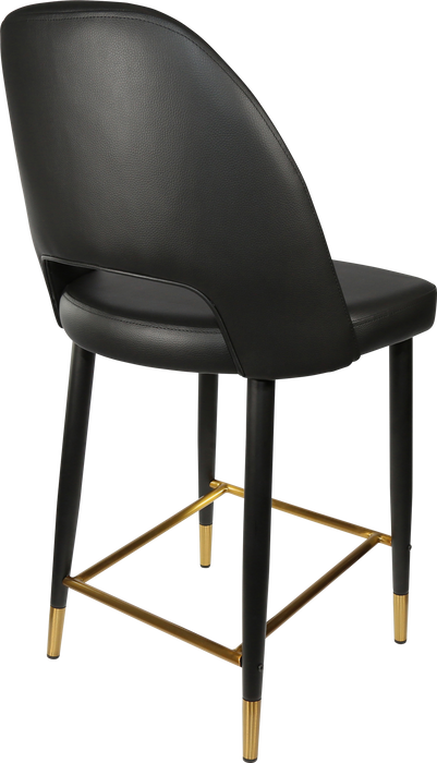 Durafurn Semifreddo Counter Stool - Black Metal 650h Legs