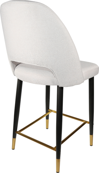 Durafurn Semifreddo Counter Stool - Black Metal 650h Legs