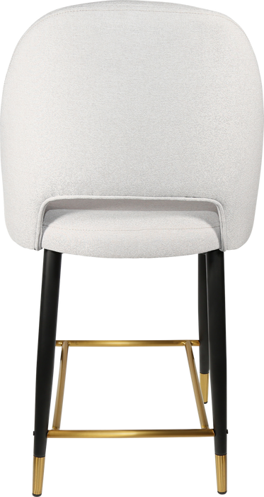 Durafurn Semifreddo Counter Stool - Black Metal 650h Legs