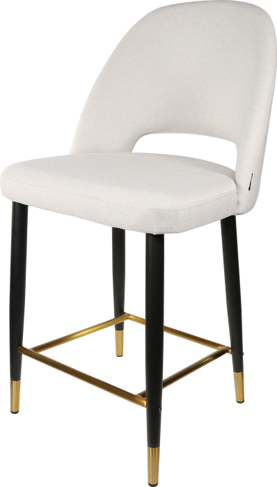 Durafurn Semifreddo Counter Stool - Black Metal 650h Legs