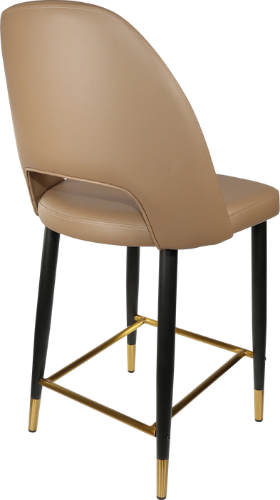 Durafurn Semifreddo Counter Stool - Black Metal 650h Legs