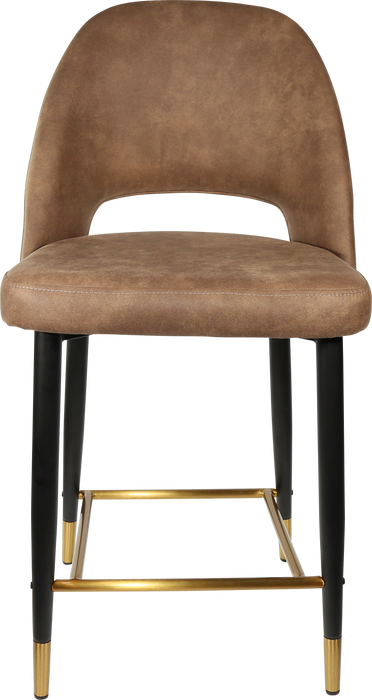 Durafurn Semifreddo Counter Stool - Black Metal 650h Legs