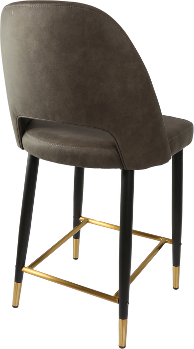 Durafurn Semifreddo Counter Stool - Black Metal 650h Legs