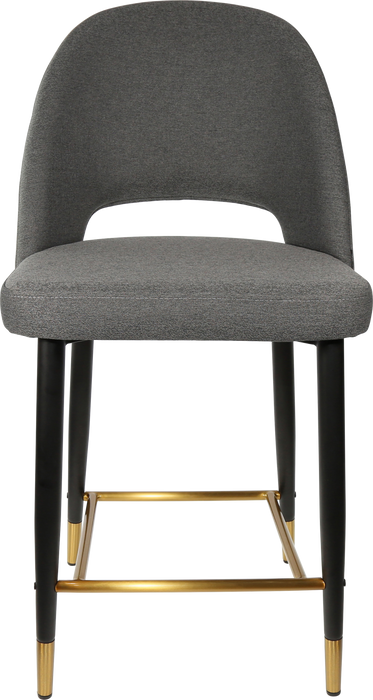 Durafurn Semifreddo Counter Stool - Black Metal 650h Legs