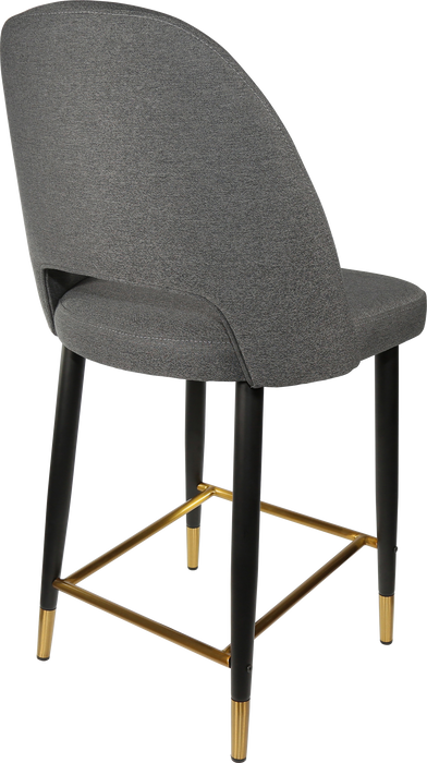 Durafurn Semifreddo Counter Stool - Black Metal 650h Legs