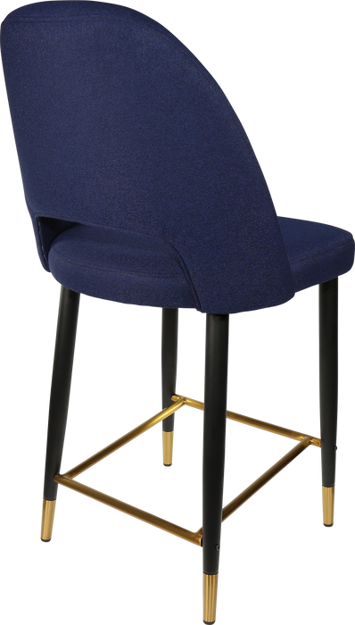 Durafurn Semifreddo Counter Stool - Black Metal 650h Legs