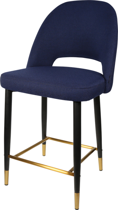 Durafurn Semifreddo Counter Stool - Black Metal 650h Legs