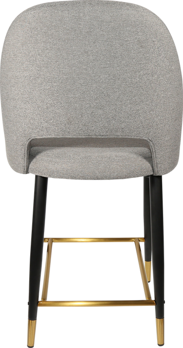 Durafurn Semifreddo Counter Stool - Black Metal 650h Legs