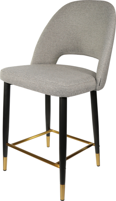 Durafurn Semifreddo Counter Stool - Black Metal 650h Legs