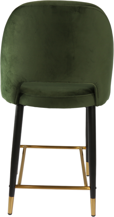 Durafurn Semifreddo Counter Stool - Black Metal 650h Legs