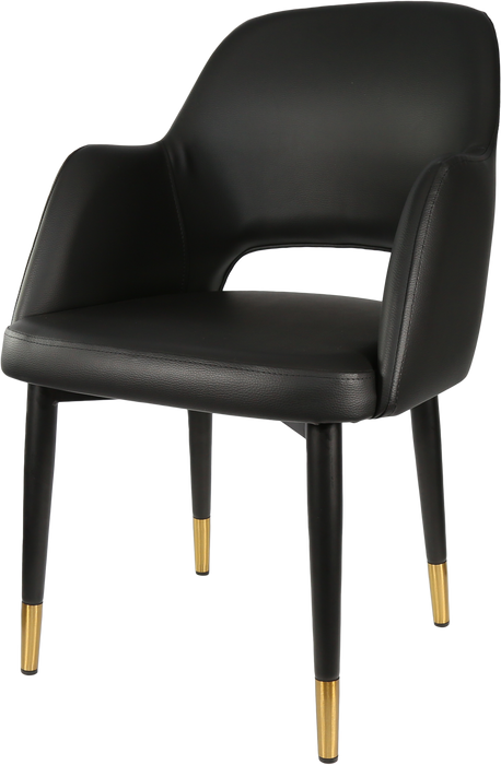 Durafurn Sorbet Chair with Black Metal 450h Legs