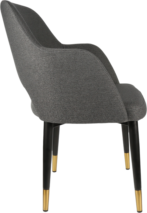 Durafurn Sorbet Chair with Black Metal 450h Legs