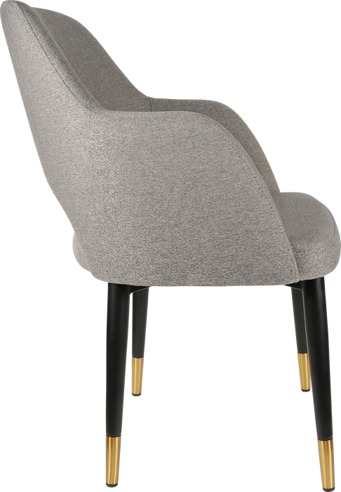 Durafurn Sorbet Chair with Black Metal 450h Legs