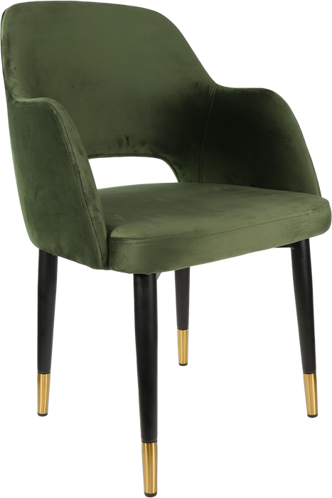 Durafurn Sorbet Chair with Black Metal 450h Legs