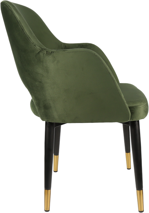 Durafurn Sorbet Chair with Black Metal 450h Legs