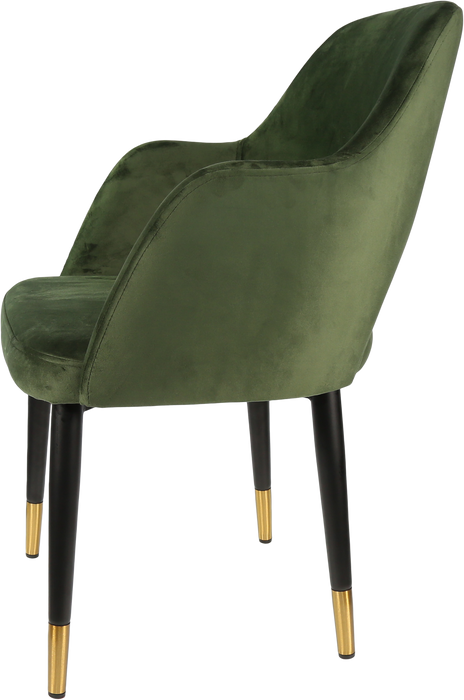 Durafurn Sorbet Chair with Black Metal 450h Legs