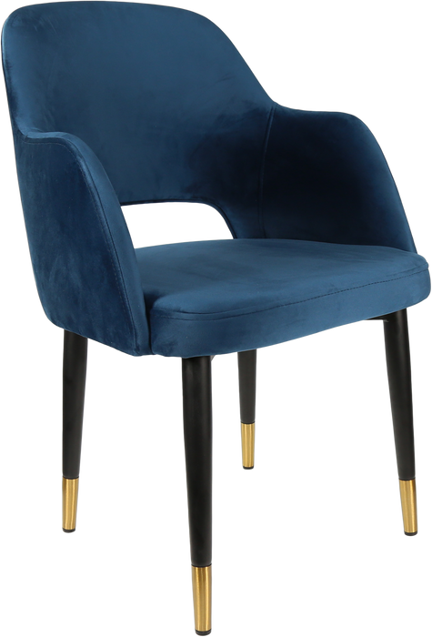 Durafurn Sorbet Chair with Black Metal 450h Legs