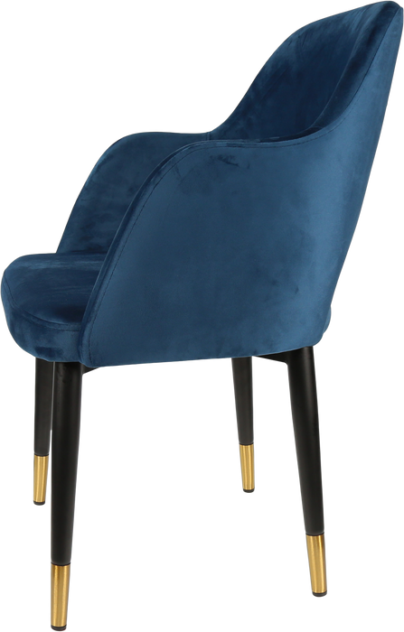 Durafurn Sorbet Chair with Black Metal 450h Legs