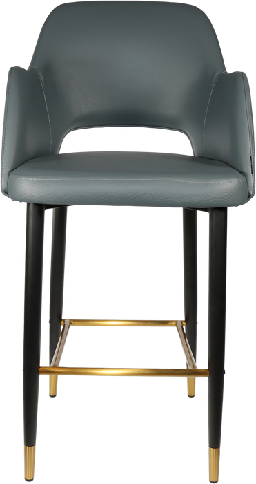 Durafurn Sorbet Stool with Black Metal 750h Legs