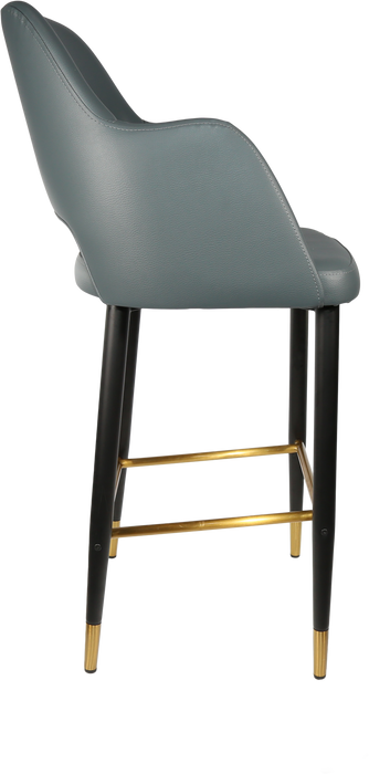 Durafurn Sorbet Stool with Black Metal 750h Legs