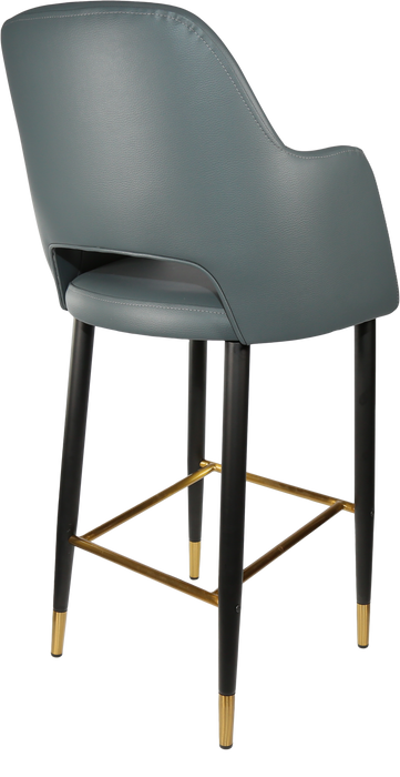 Durafurn Sorbet Stool with Black Metal 750h Legs