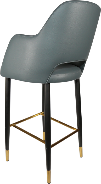 Durafurn Sorbet Stool with Black Metal 750h Legs