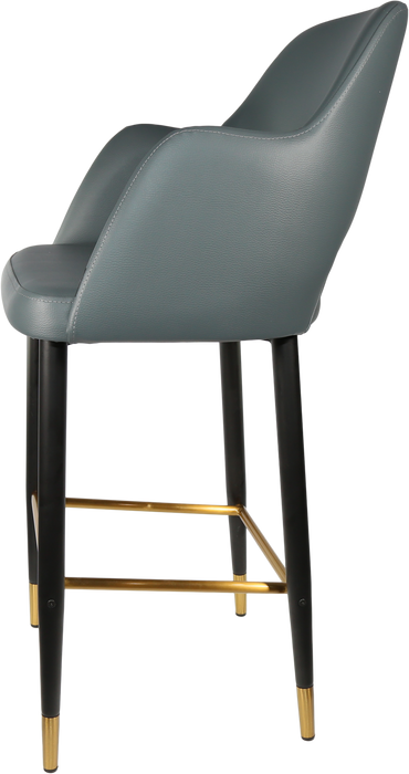 Durafurn Sorbet Stool with Black Metal 750h Legs