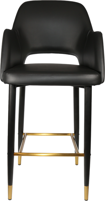 Durafurn Sorbet Stool with Black Metal 750h Legs