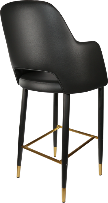 Durafurn Sorbet Stool with Black Metal 750h Legs