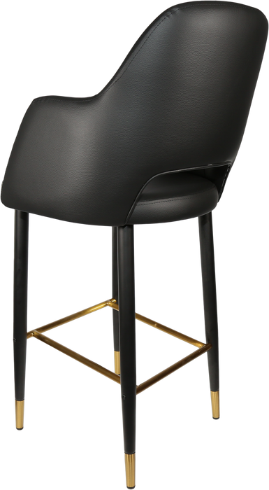 Durafurn Sorbet Stool with Black Metal 750h Legs