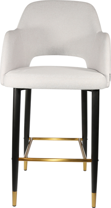 Durafurn Sorbet Stool with Black Metal 750h Legs