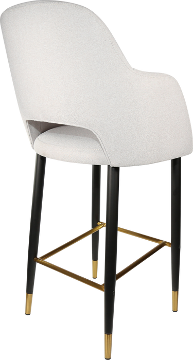 Durafurn Sorbet Stool with Black Metal 750h Legs