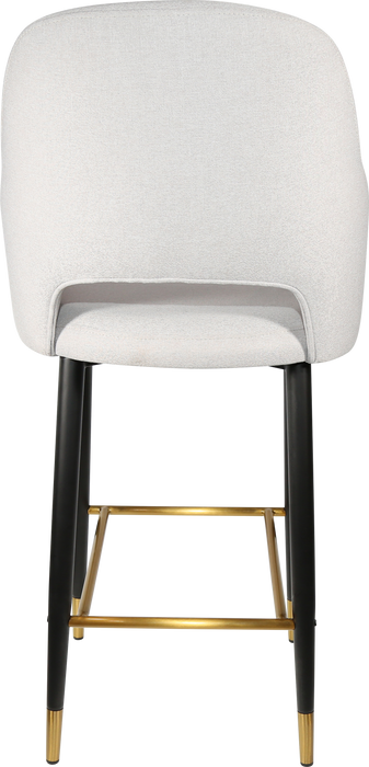 Durafurn Sorbet Stool with Black Metal 750h Legs