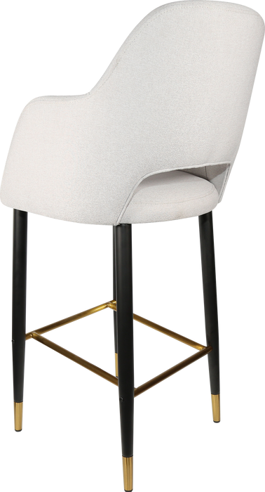 Durafurn Sorbet Stool with Black Metal 750h Legs