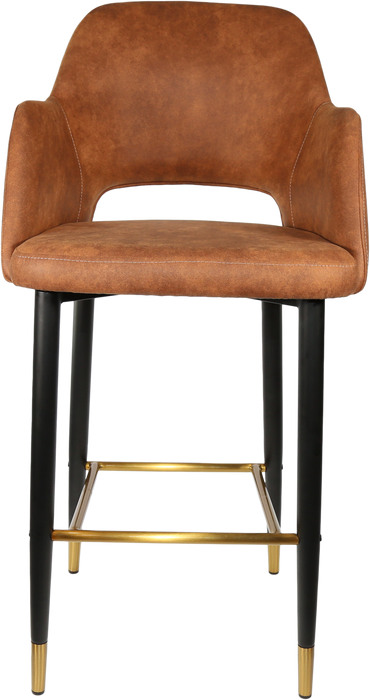 Durafurn Sorbet Stool with Black Metal 750h Legs