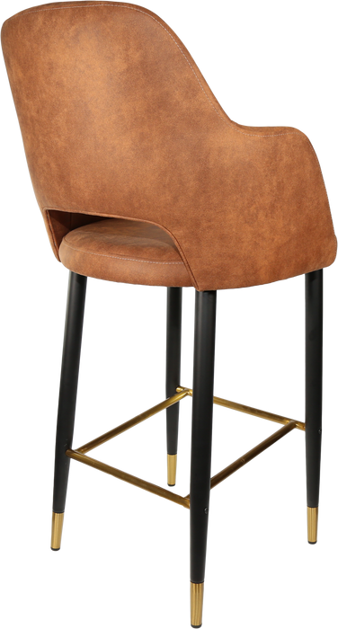 Durafurn Sorbet Stool with Black Metal 750h Legs