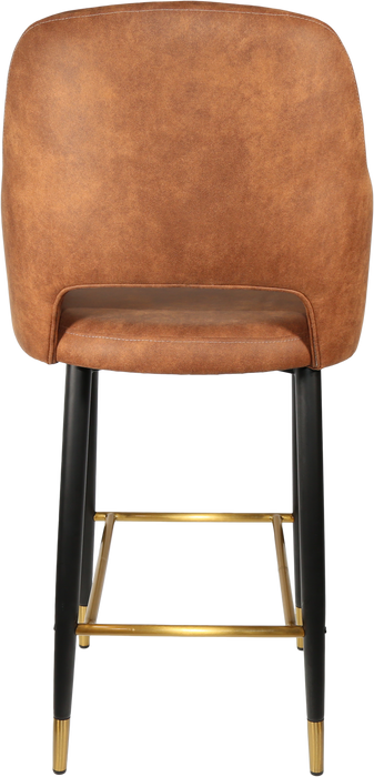 Durafurn Sorbet Stool with Black Metal 750h Legs