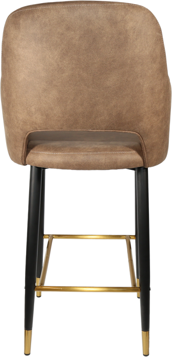 Durafurn Sorbet Stool with Black Metal 750h Legs