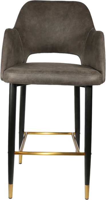 Durafurn Sorbet Stool with Black Metal 750h Legs