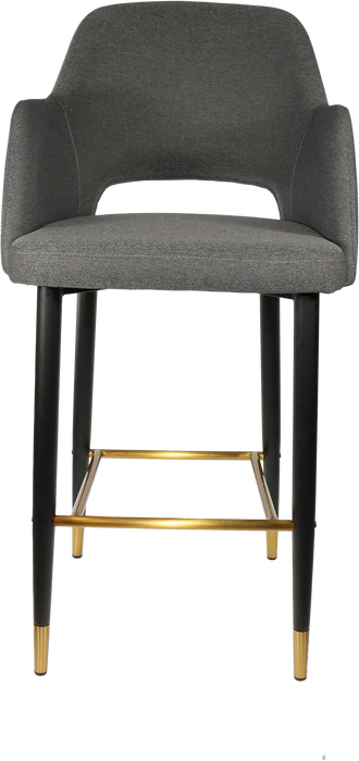 Durafurn Sorbet Stool with Black Metal 750h Legs