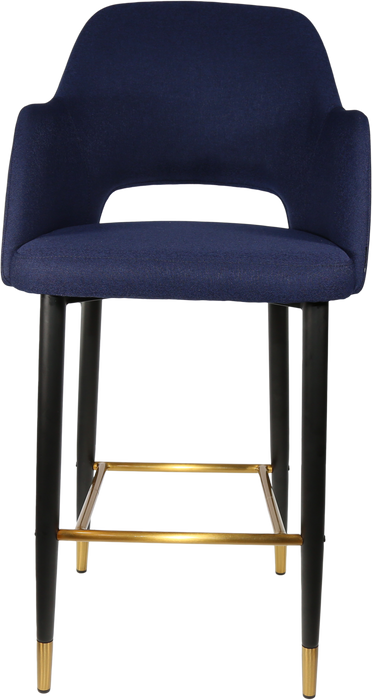 Durafurn Sorbet Stool with Black Metal 750h Legs