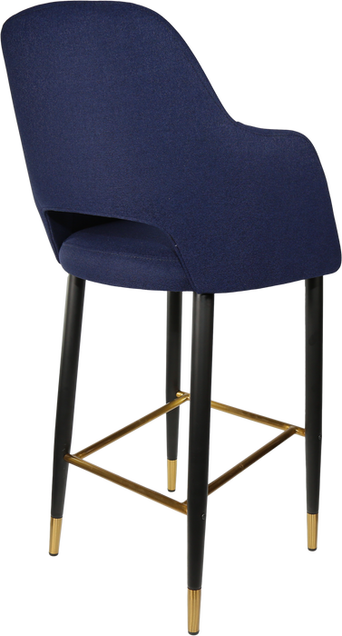 Durafurn Sorbet Stool with Black Metal 750h Legs