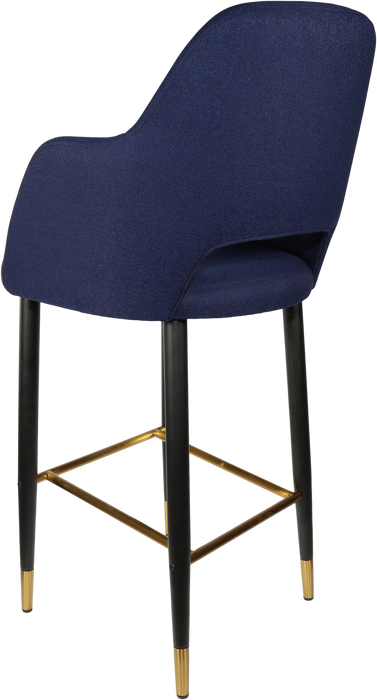 Durafurn Sorbet Stool with Black Metal 750h Legs