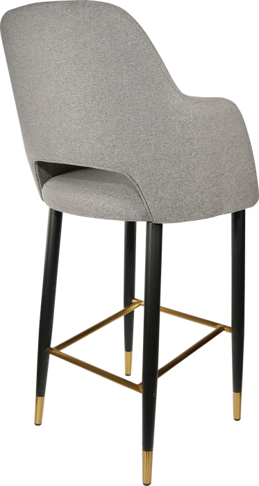 Durafurn Sorbet Stool with Black Metal 750h Legs