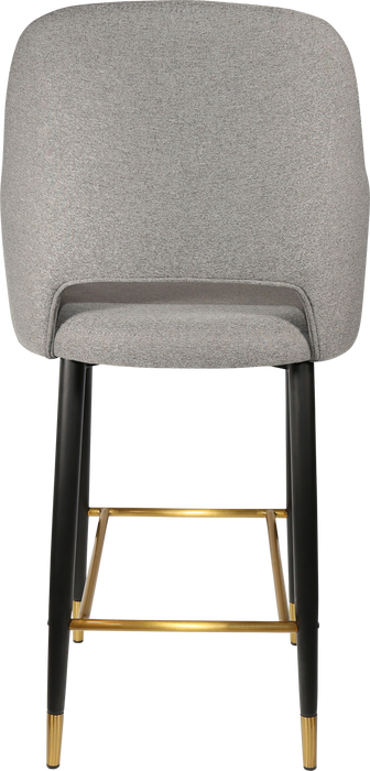 Durafurn Sorbet Stool with Black Metal 750h Legs